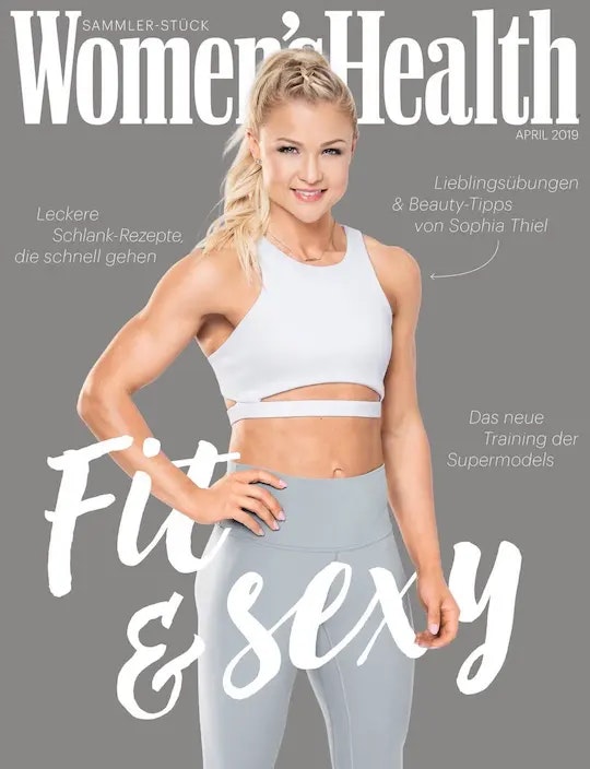 Sophia Thiel auf dem Womens Health Cover