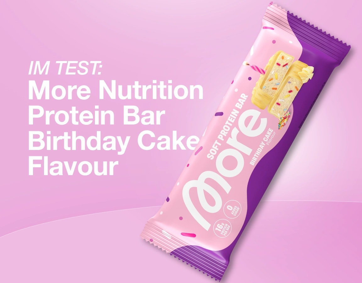 Produktbild vom More Soft Protein Bar "Birthday Cake Flavour".