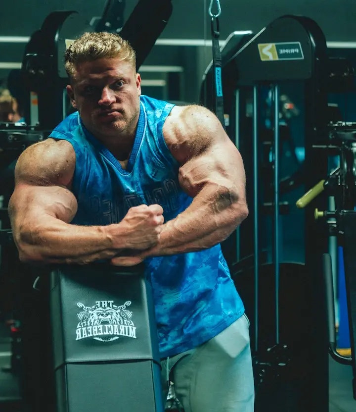 Urs Kalecinski beim Training