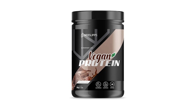 Produktbild einer Dose mit vegan Protein von Neosupps.
