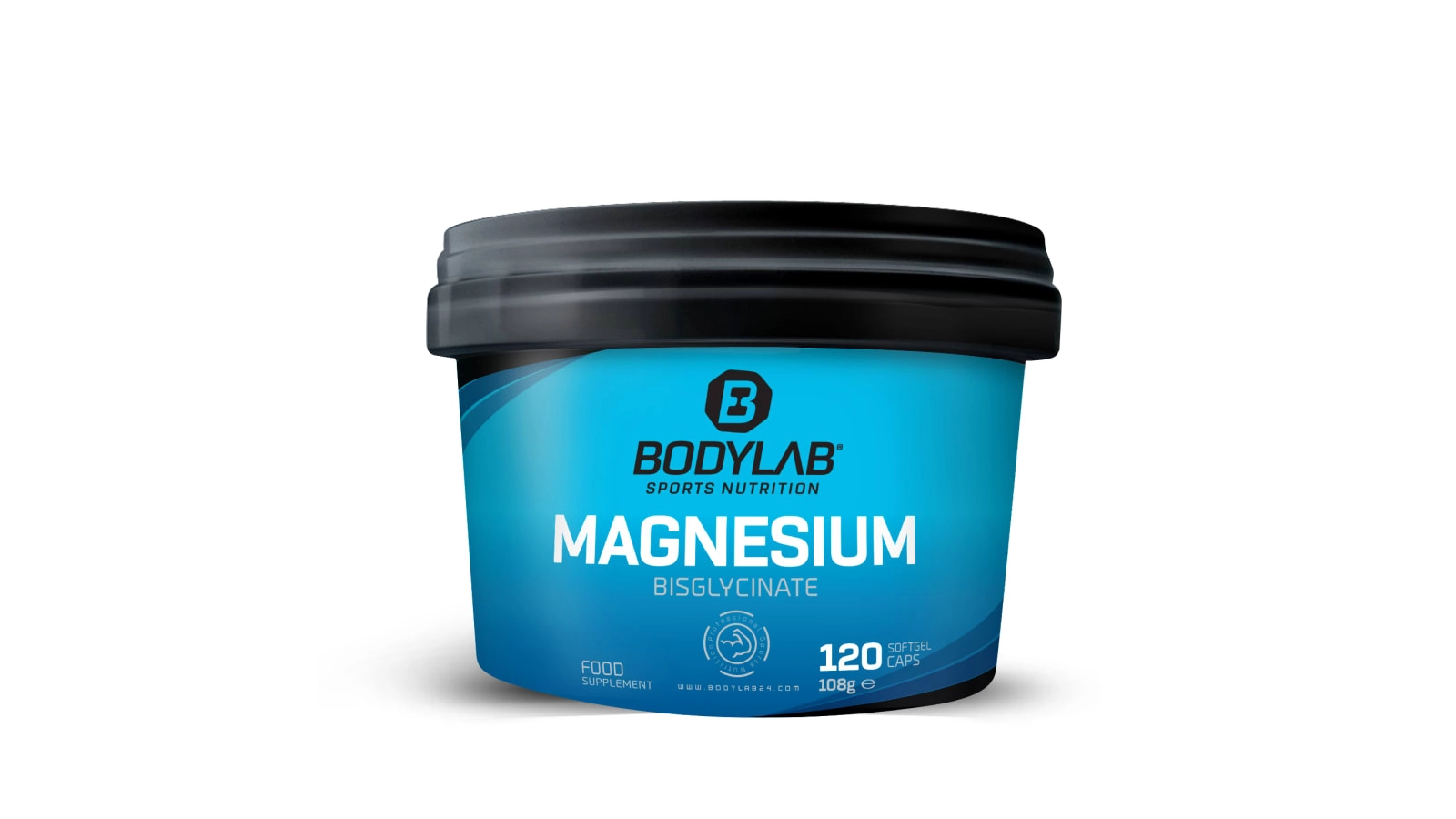 Produktbild einer Dose mit Magnesium von BodyLab.