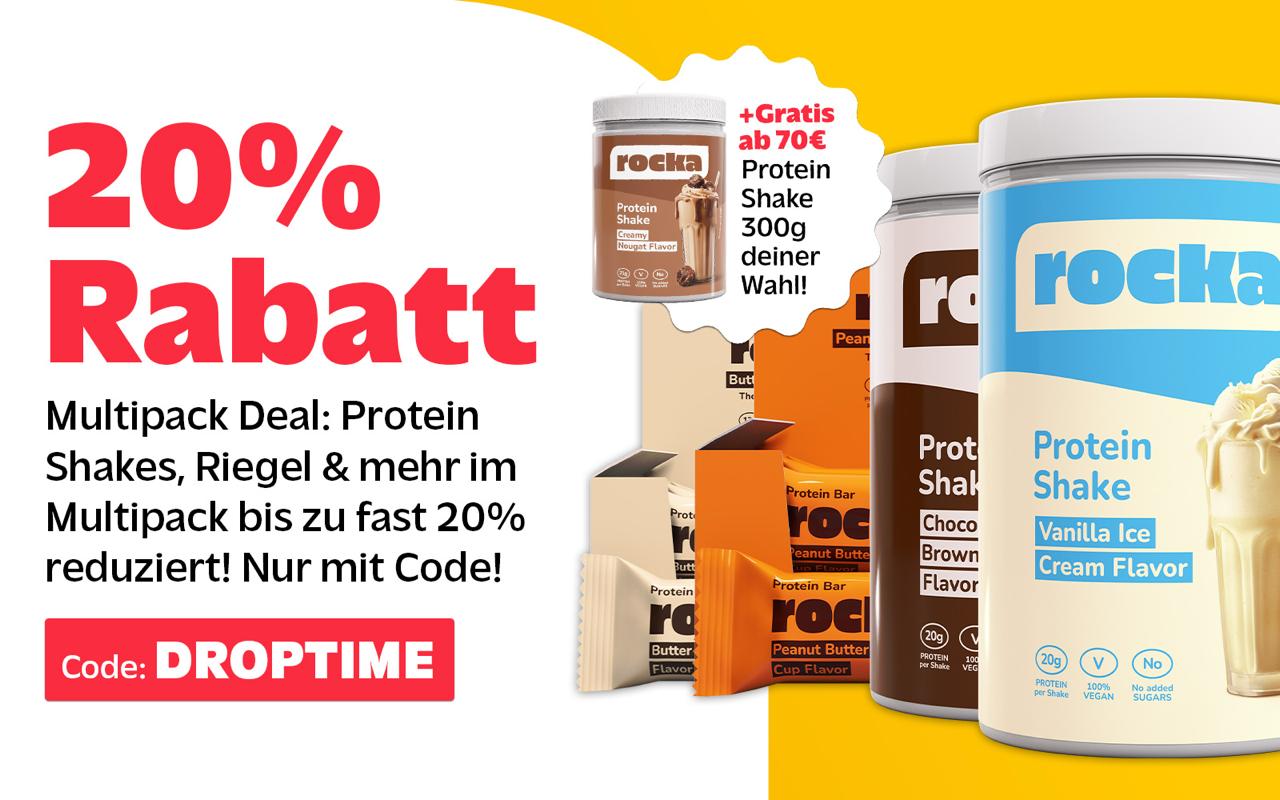 Bis zu 20% auf Multipacks bei Rocka