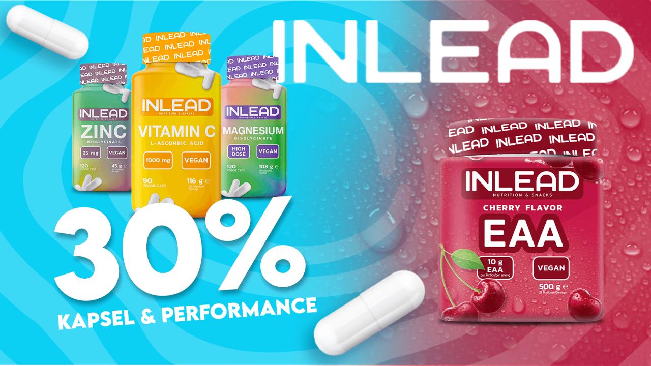 30% auf Performance & Vitalstoffe bei INLEAD