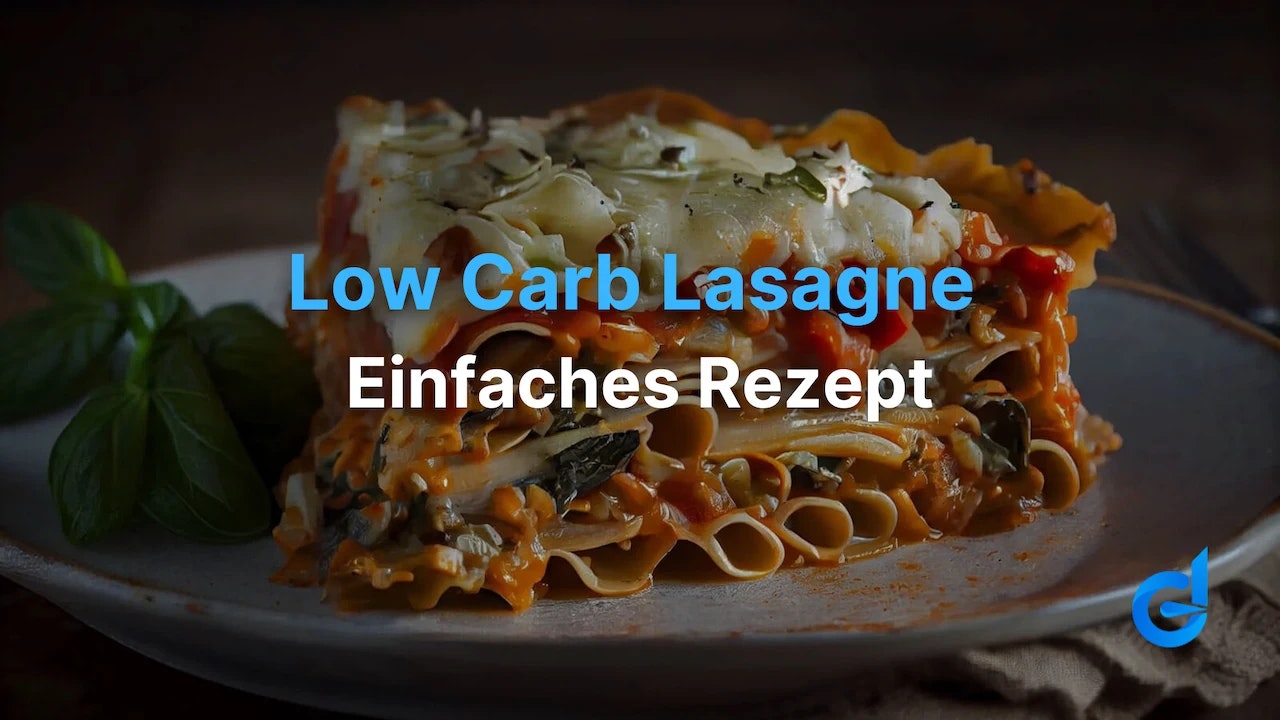 Bild von einer Low Carb Lasagne.
