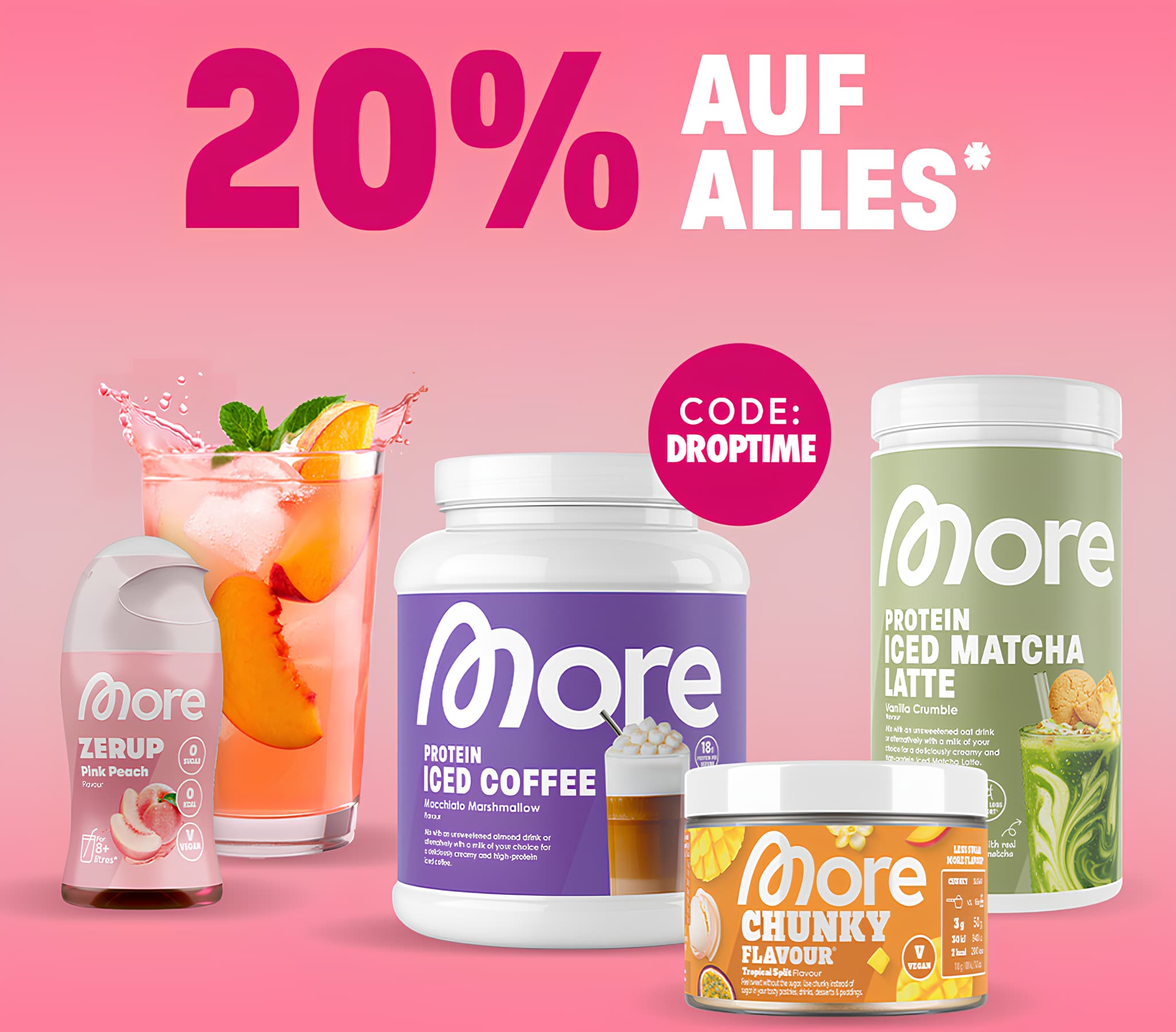 20% auf alles bei More Nutrition