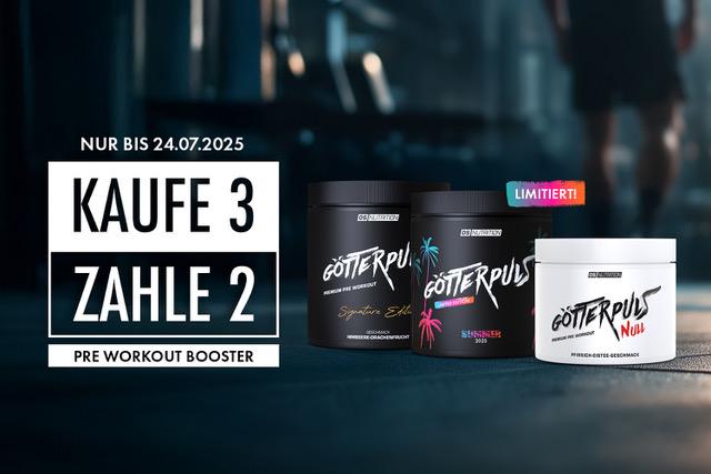 3 für 2 auf Booster bei OS Nutrition