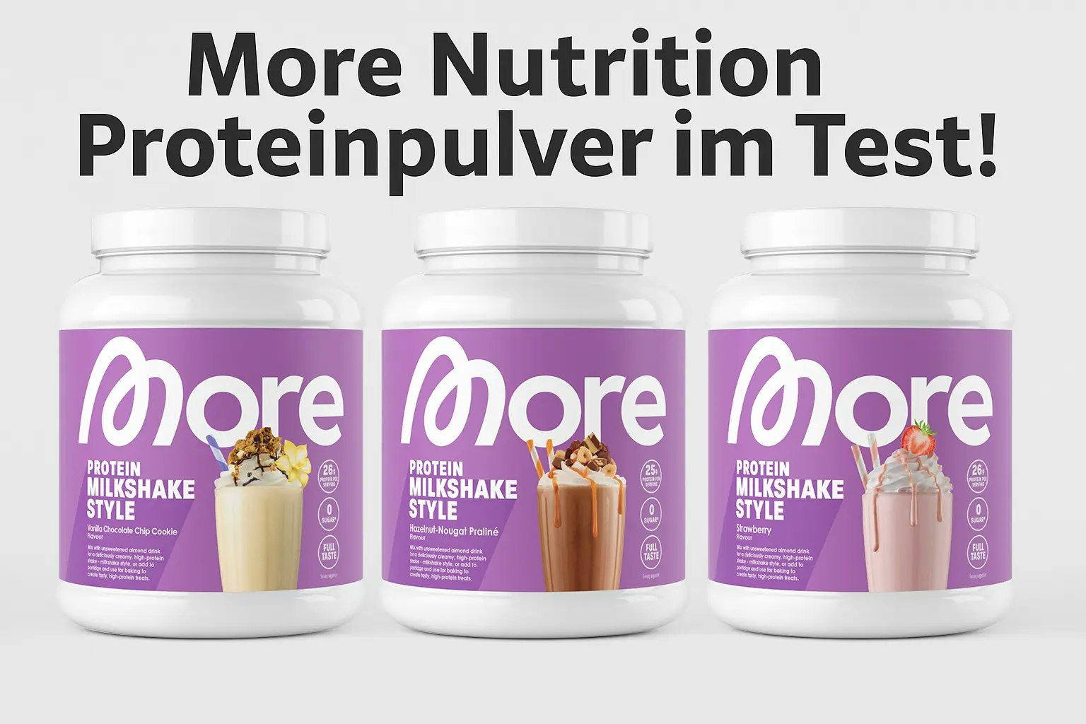 More Nutrition Proteinpulver im Test! 🥤