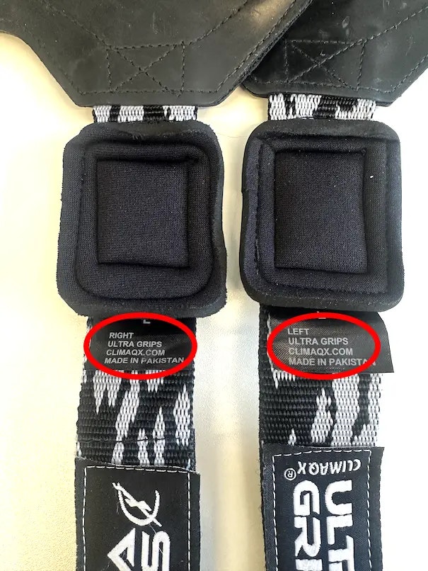 Climaqx Ultra Grips Anleitung zum anziehen Schritt 1