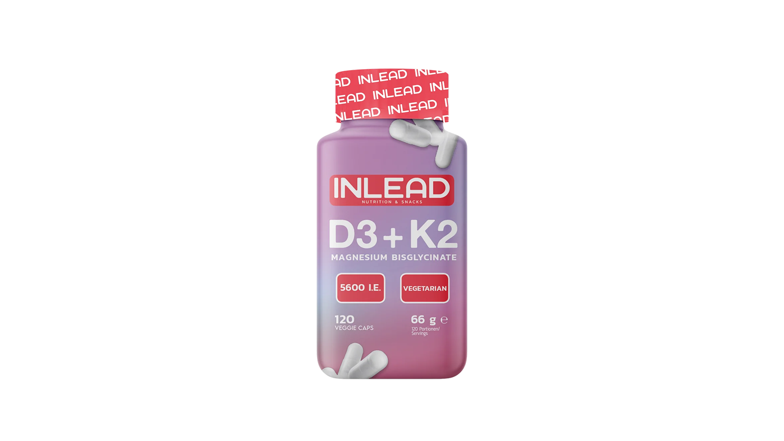 Vitamin D3 + K2 (120 Kapseln)