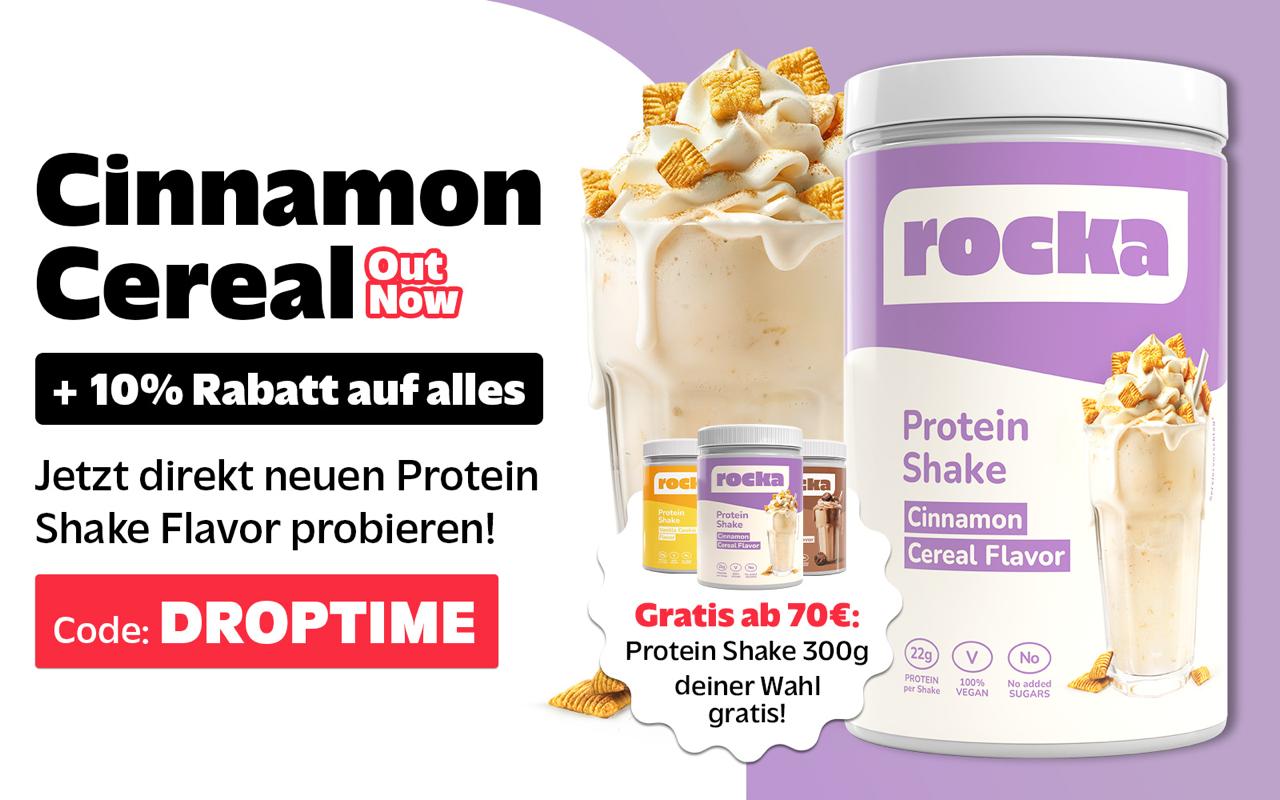 Rocka Protein Shake "Cinnamon Cereal" (900g)