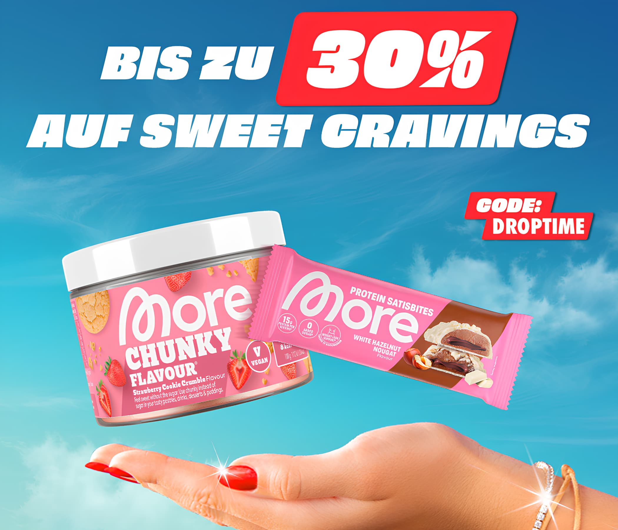 Bis zu 30% Rabatt bei More Nutrition