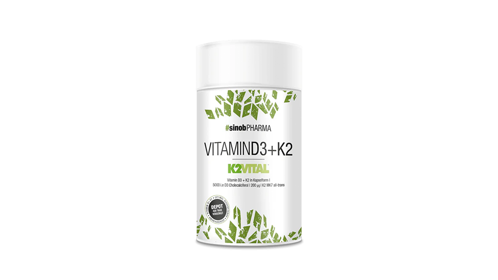 Vitamin D3 + K2 (60 Kapseln)