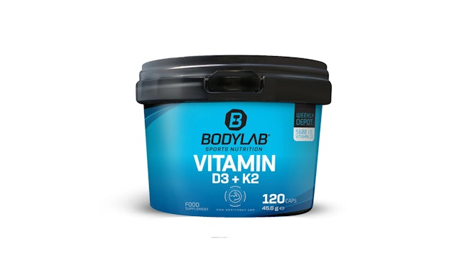 Vitamin D3 + K2 (120 Kapseln)