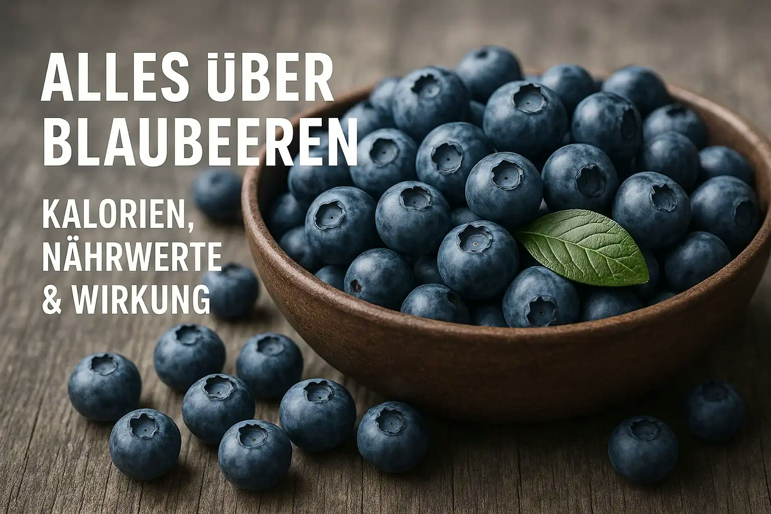 Bild von Blaubeeren in einer Schale.