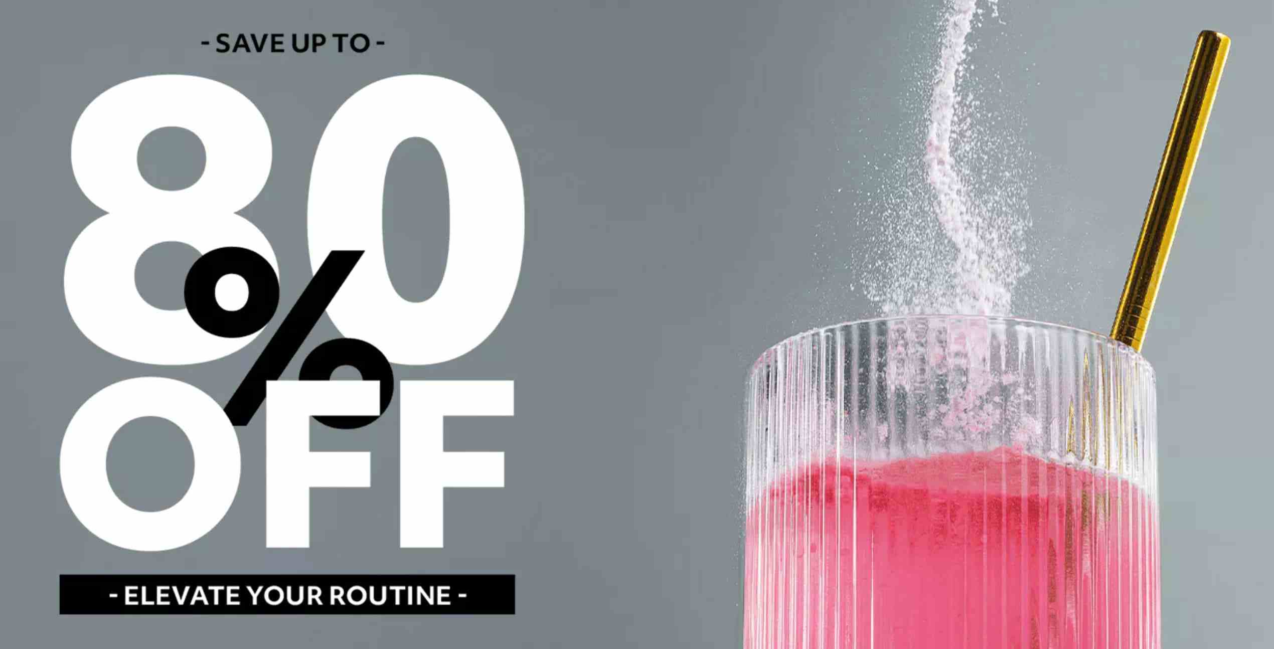 Get up to 80% off at Protein Works