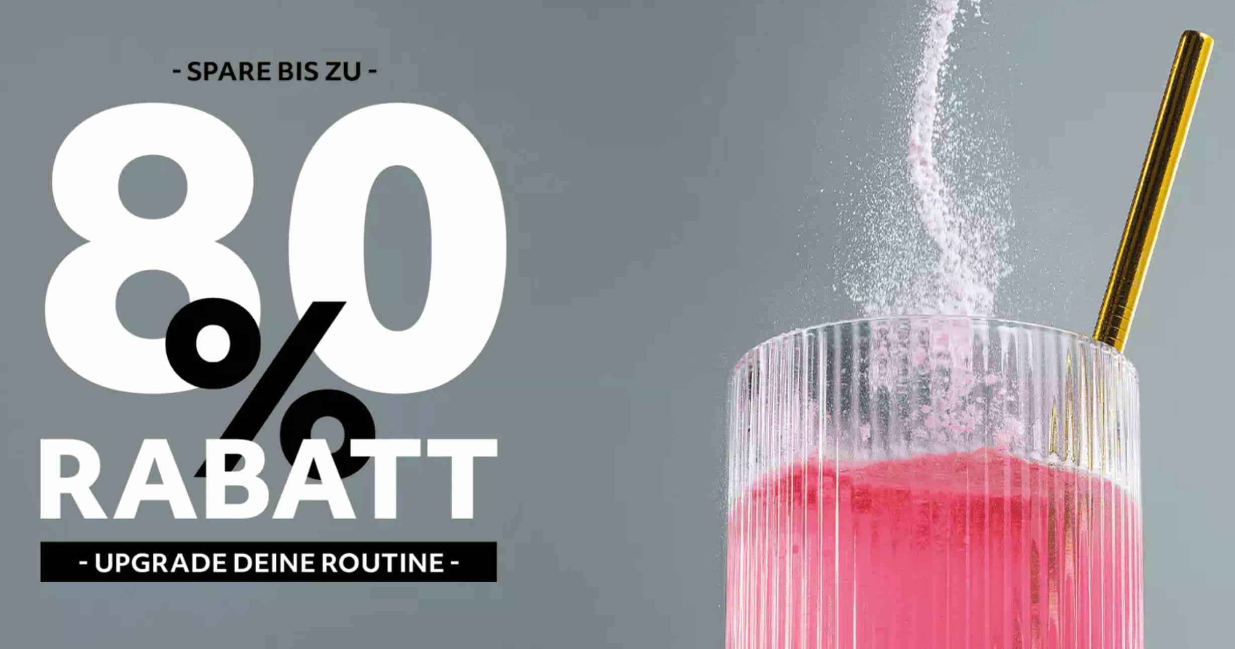 Bis zu 80% Rabatt bei Protein Works