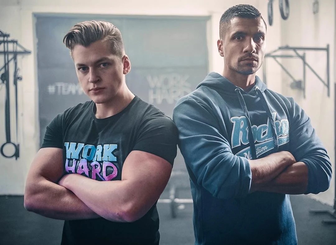 Foto von Julian Zietlow mit Ron Bilecki.