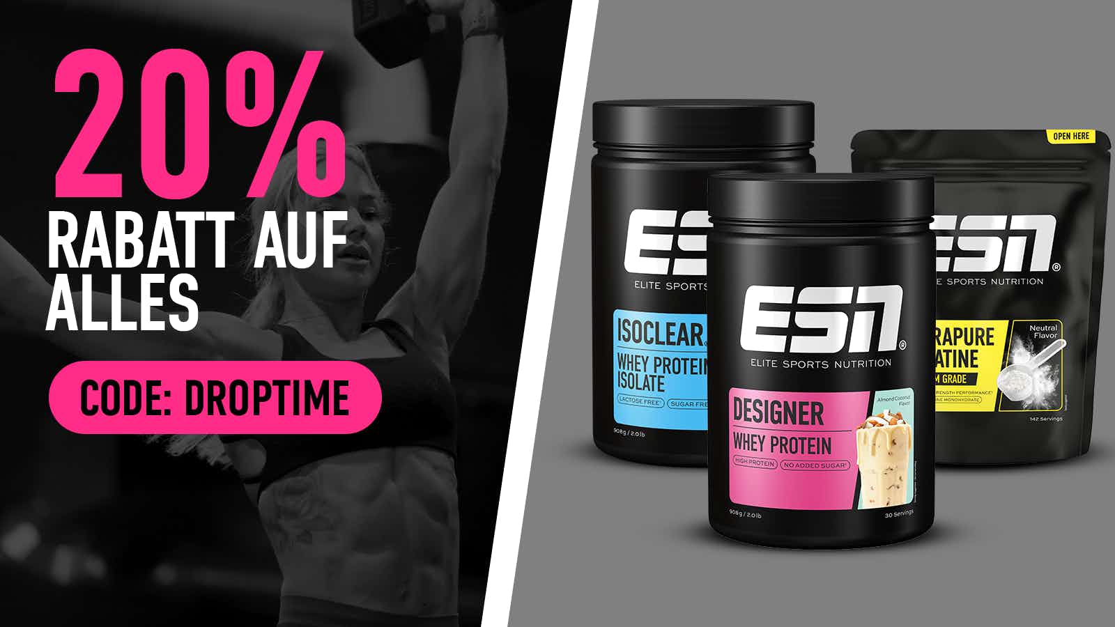 20% auf alles bei ESN