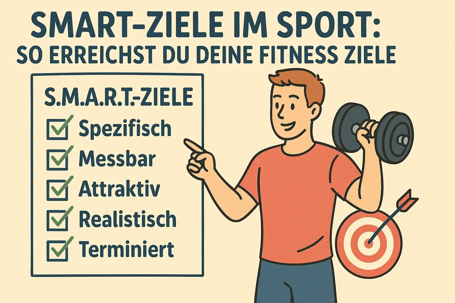 Darstellung der SMART-Ziele.