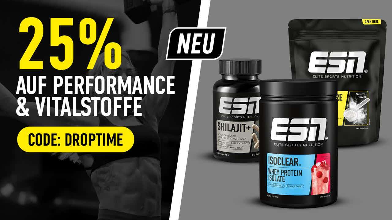 25% auf Performance & Vitalstoffe bei ESN
