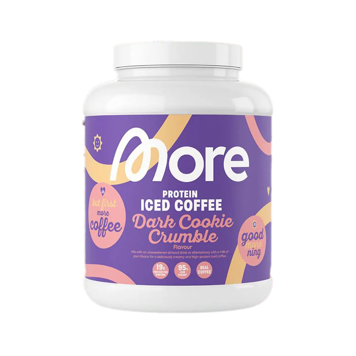 Bild von dem More Nutrition Protein Kaffee Dark Cookie Crumble 2Kg