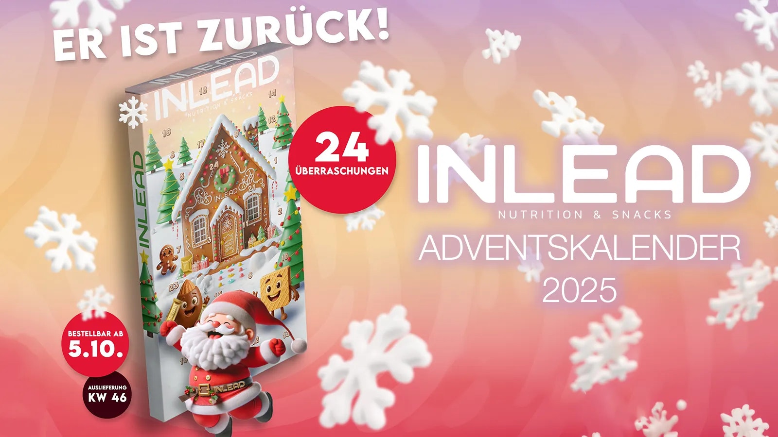 Inlead Adventskalender 2025 Produktbild.