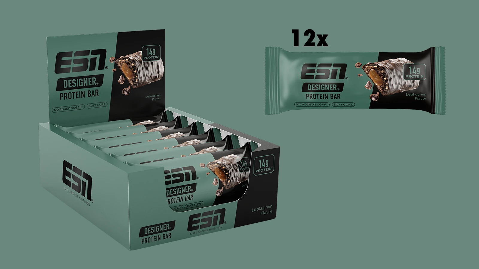 ESN Designer Bar "Lebkuchen" Trey Produktbild.