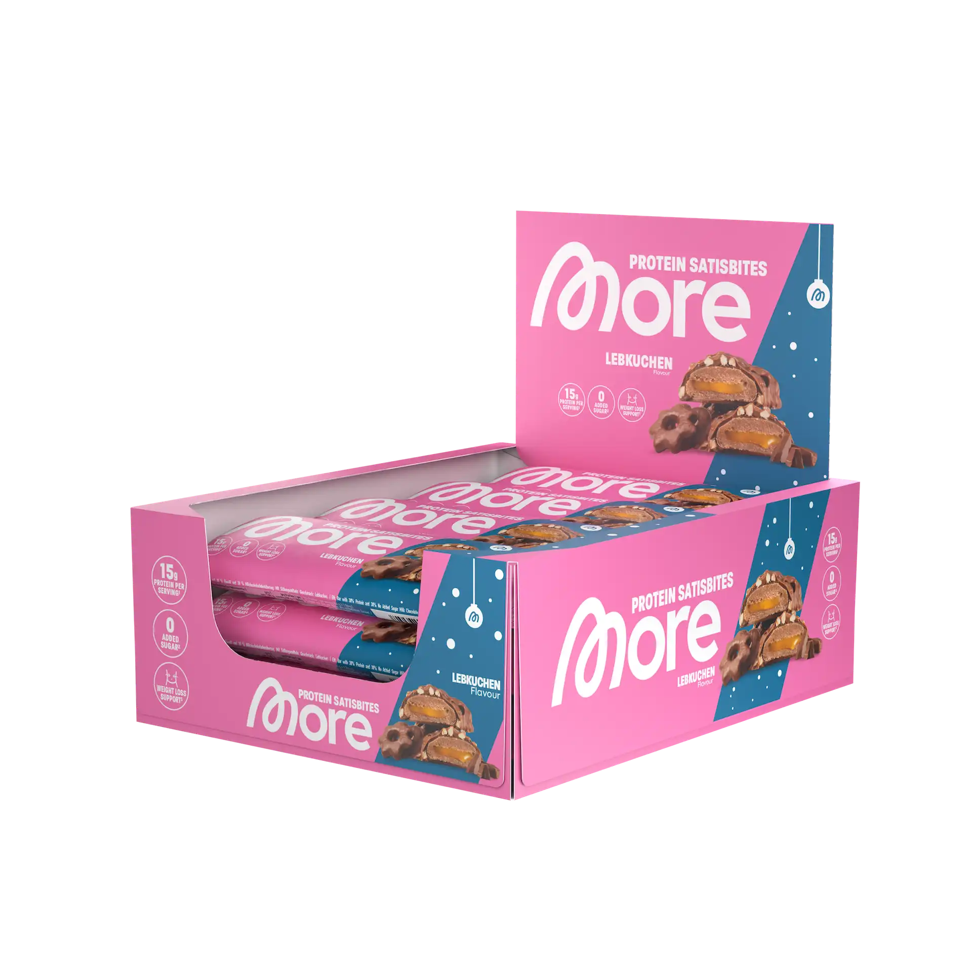 More Protein Satisbites Lebkuchen Flavour Produktbild.