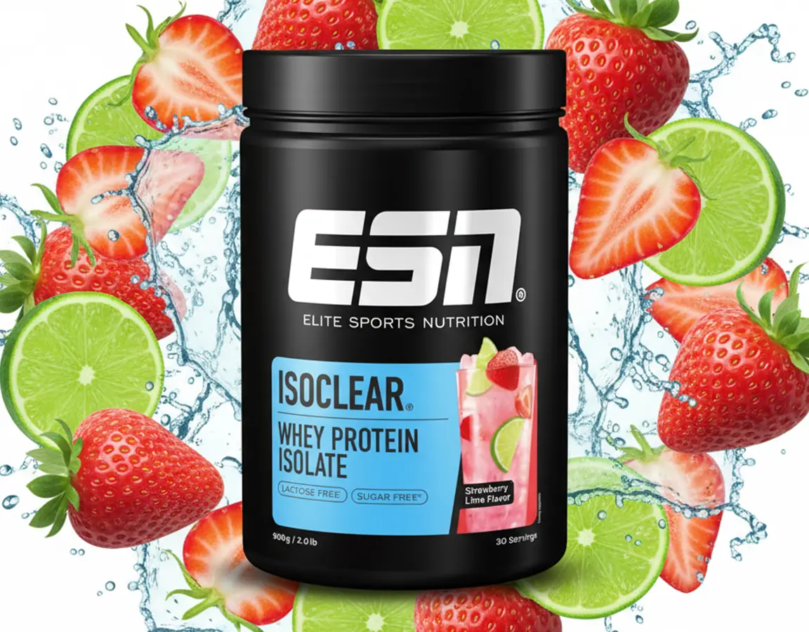ESN Isoclear Strawberry Lime Produktbild.