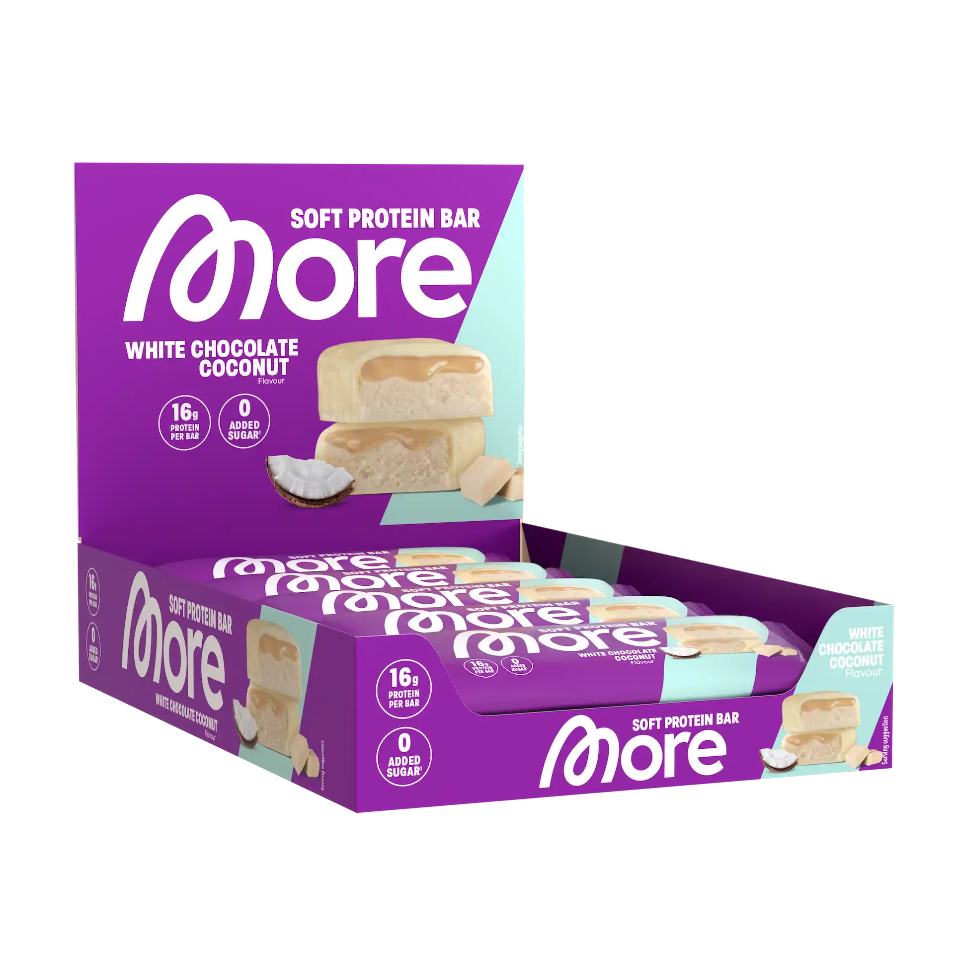 More Protein Bar "White Chocolate Coconut" Produktbild.