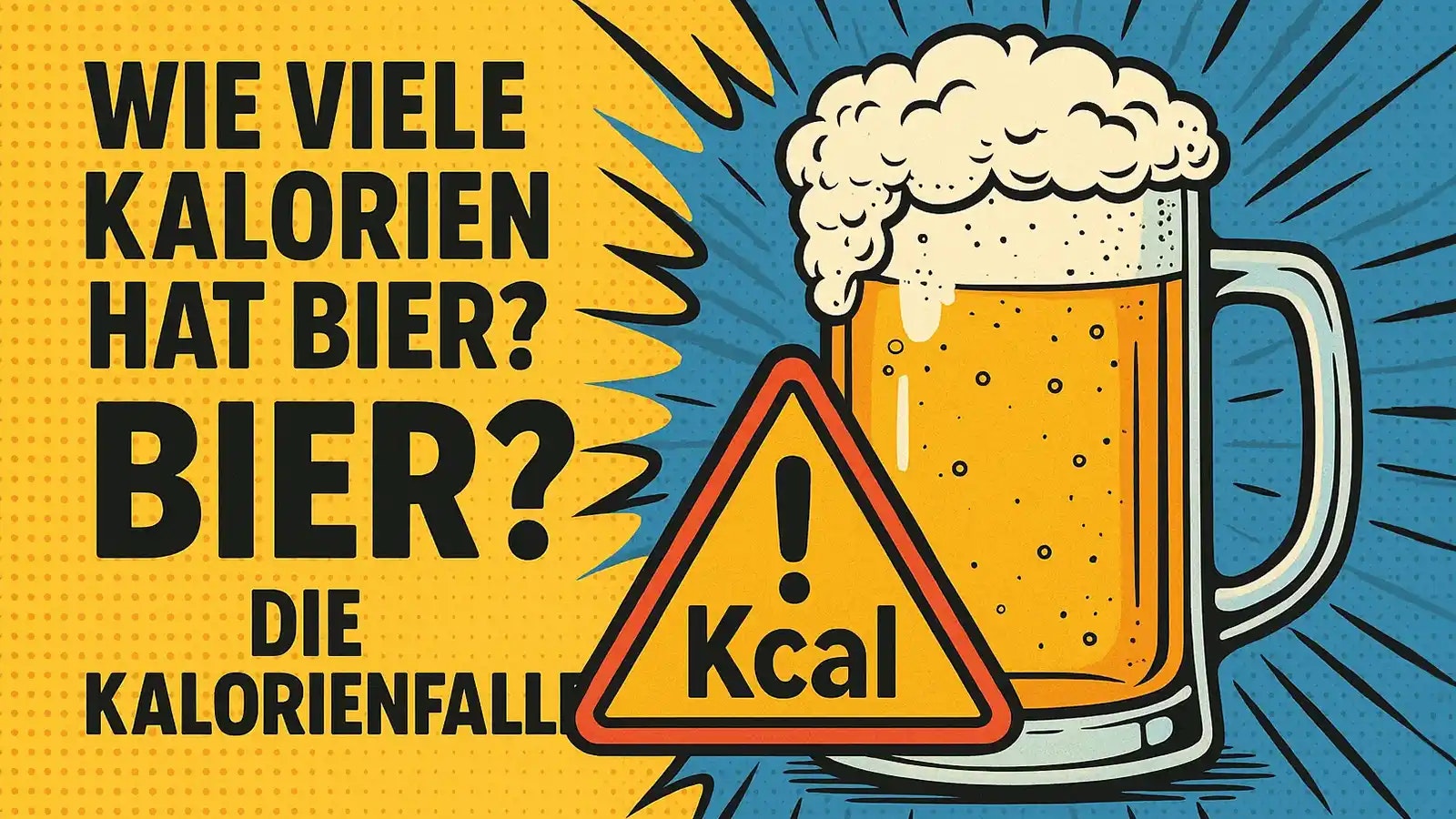 Zeichnung von einem Glas mit Bier.