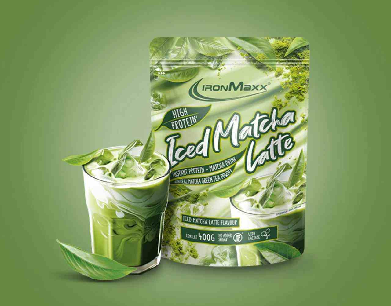 IronMaxx Iced Matcha Latte (400g)