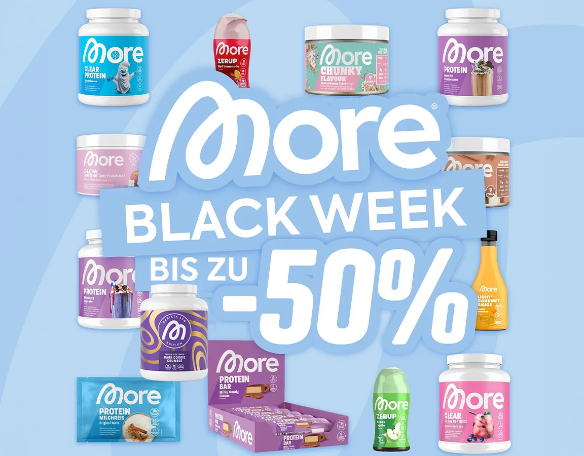 Aktionsbild der More Black Week 2025.