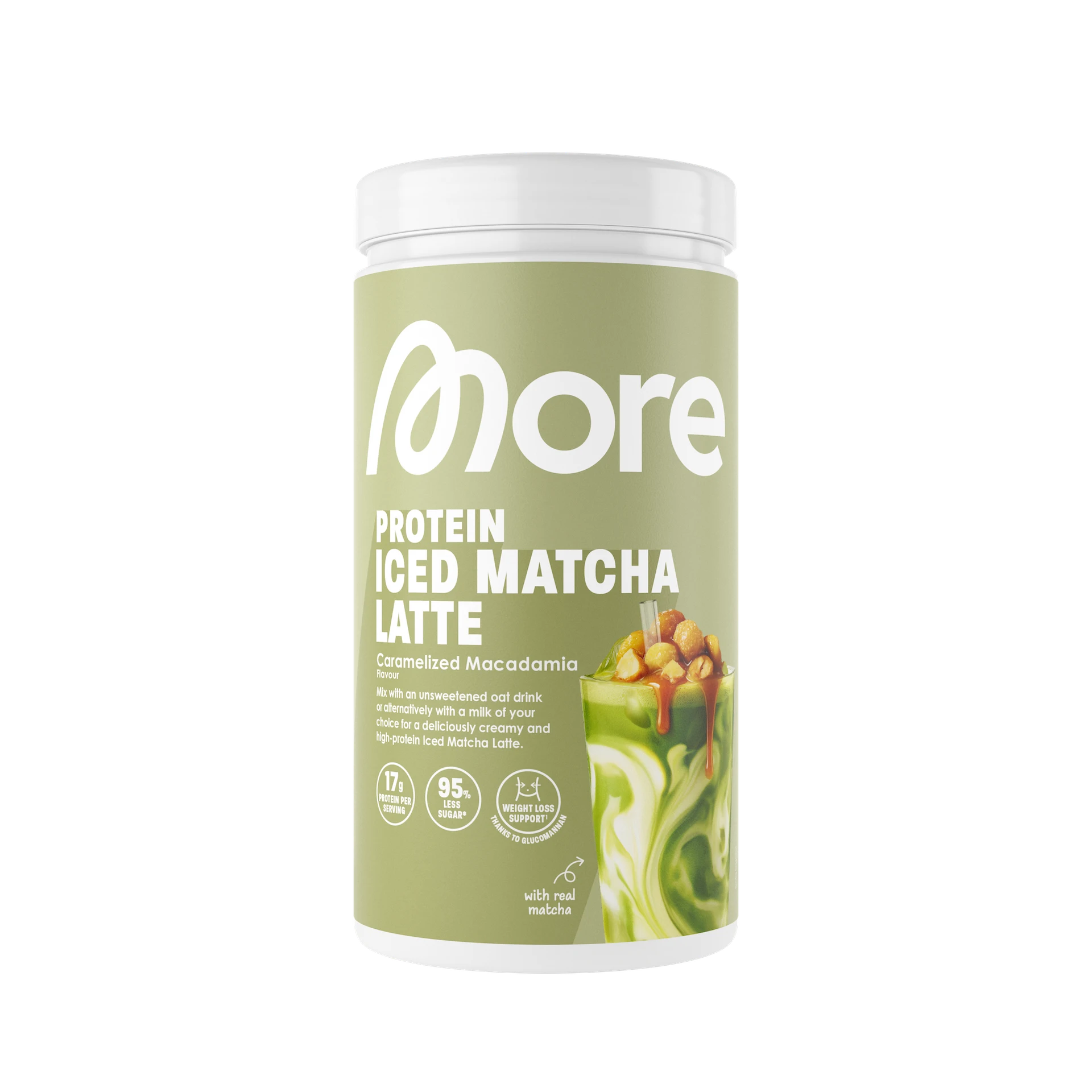 More Matcha Latte "Caramelized Macadamia" Produktbild.