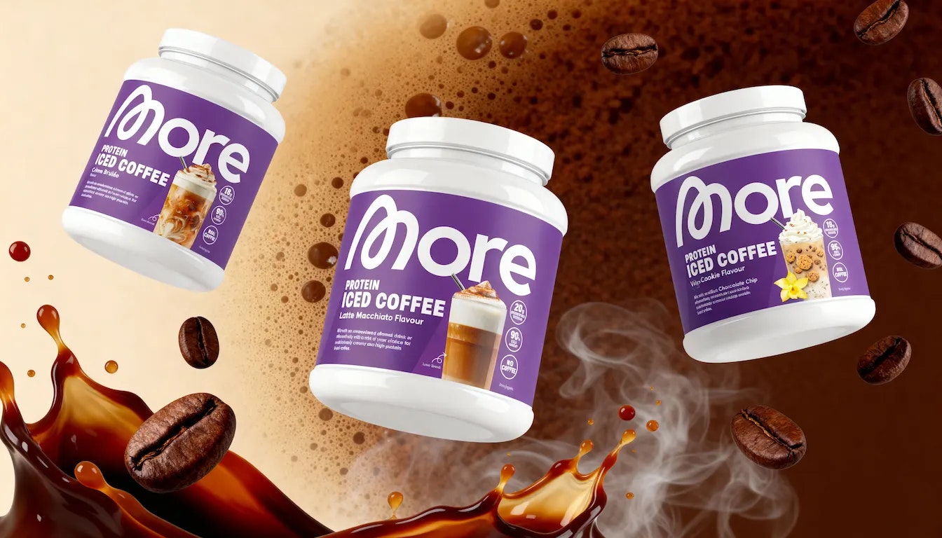 Grafik zu den More Protein Iced Coffees