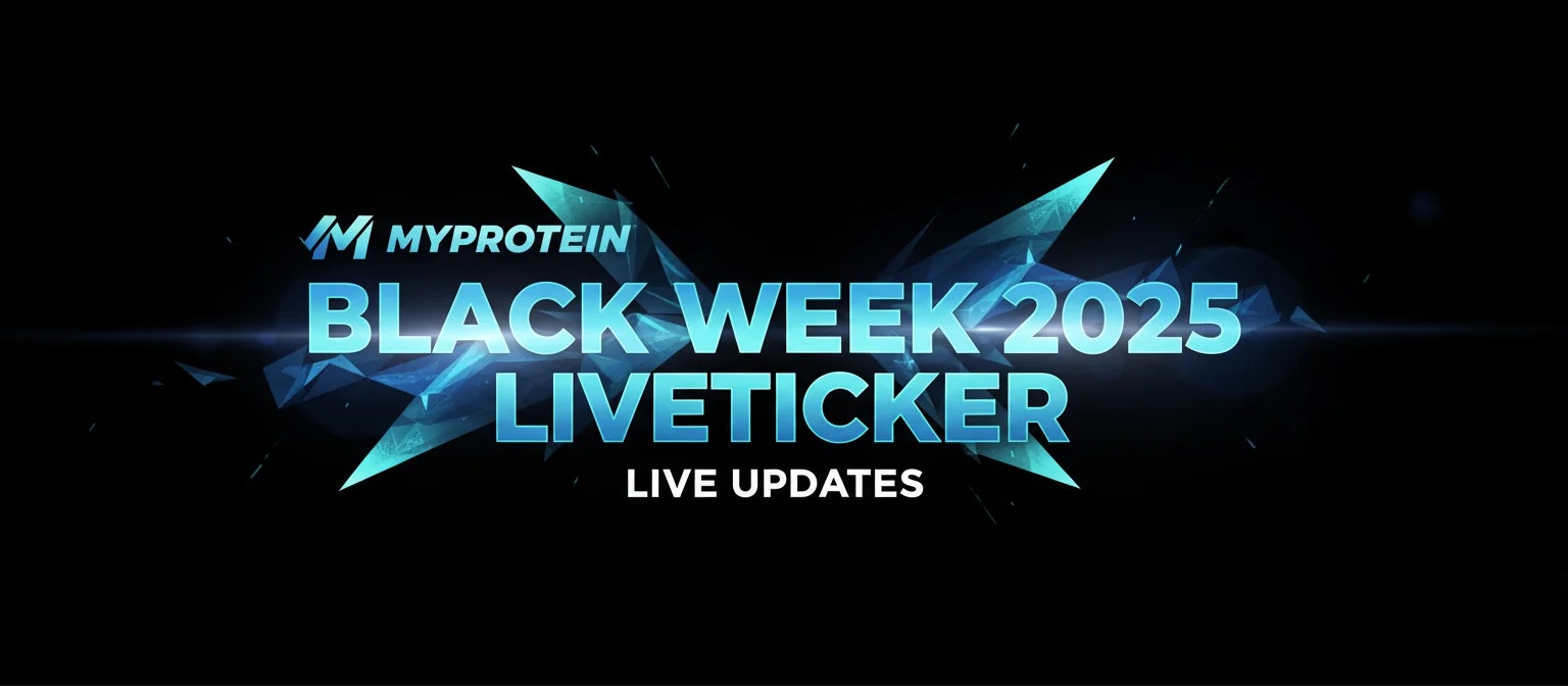 Banner zur MyProtein Black Week