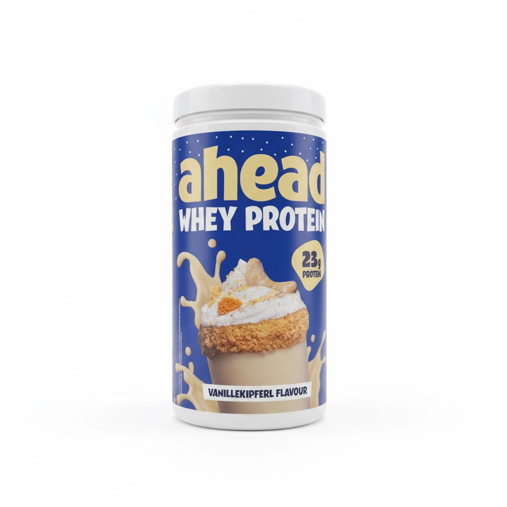 Ahead Vanillekipferl Whey Produktbild.
