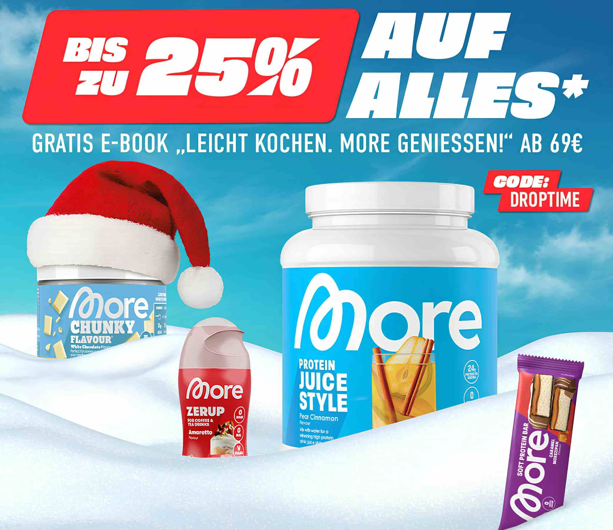20% Rabatt auf alles bei MORE
