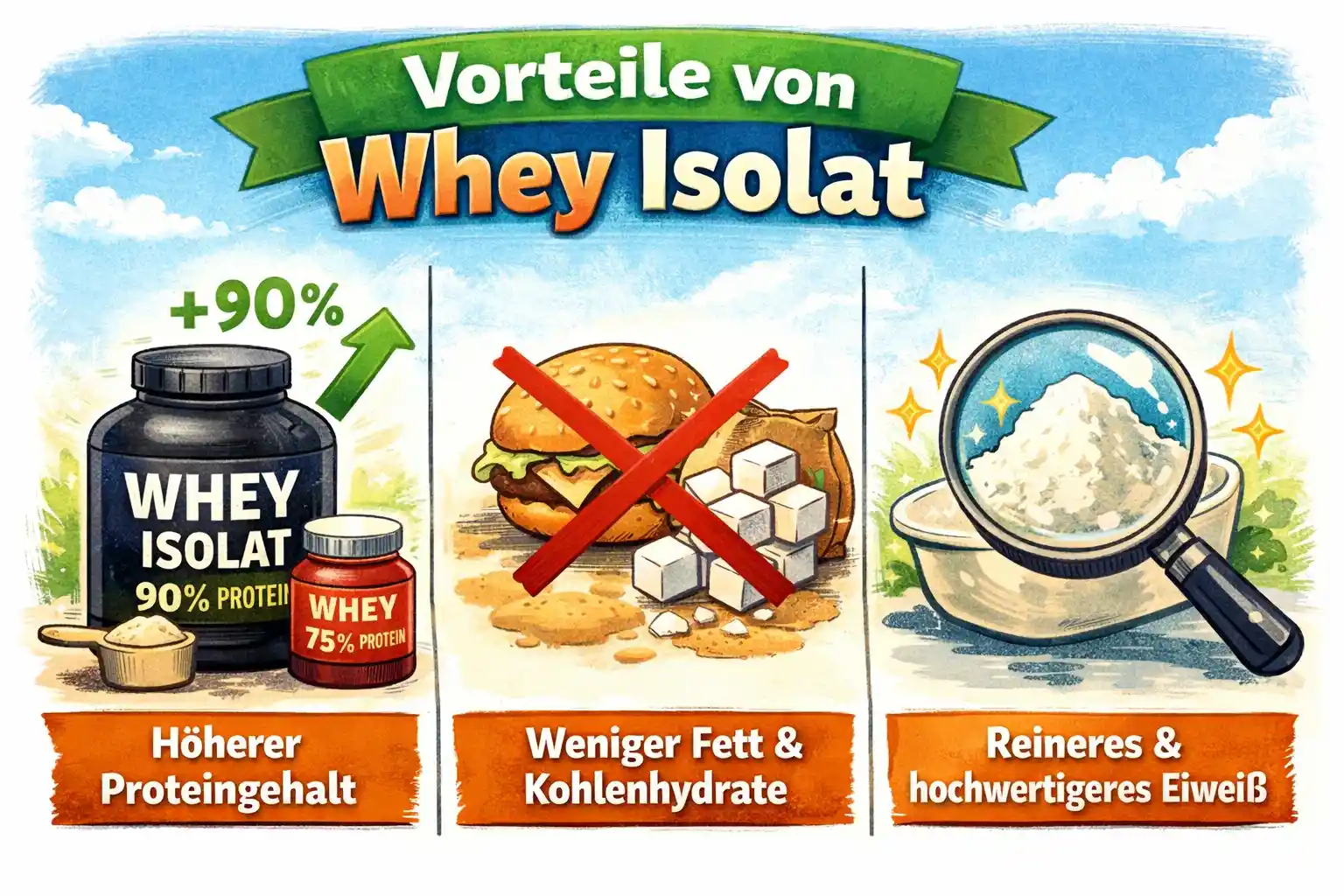 💰 Whey Protein Isolat kaufen & vergleichen