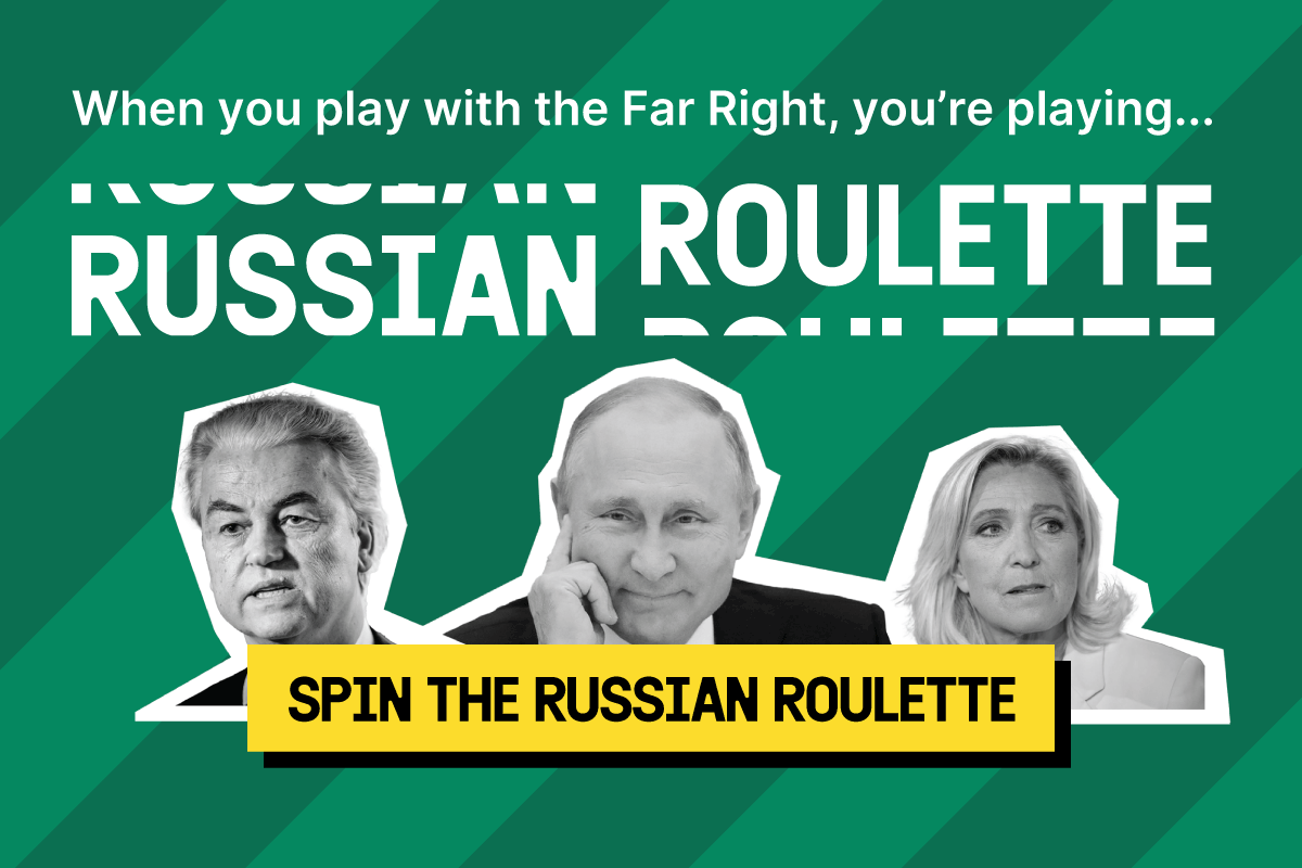 When you play with the far right, you're playing Russian Roulette. Visit the Russian Roulette website