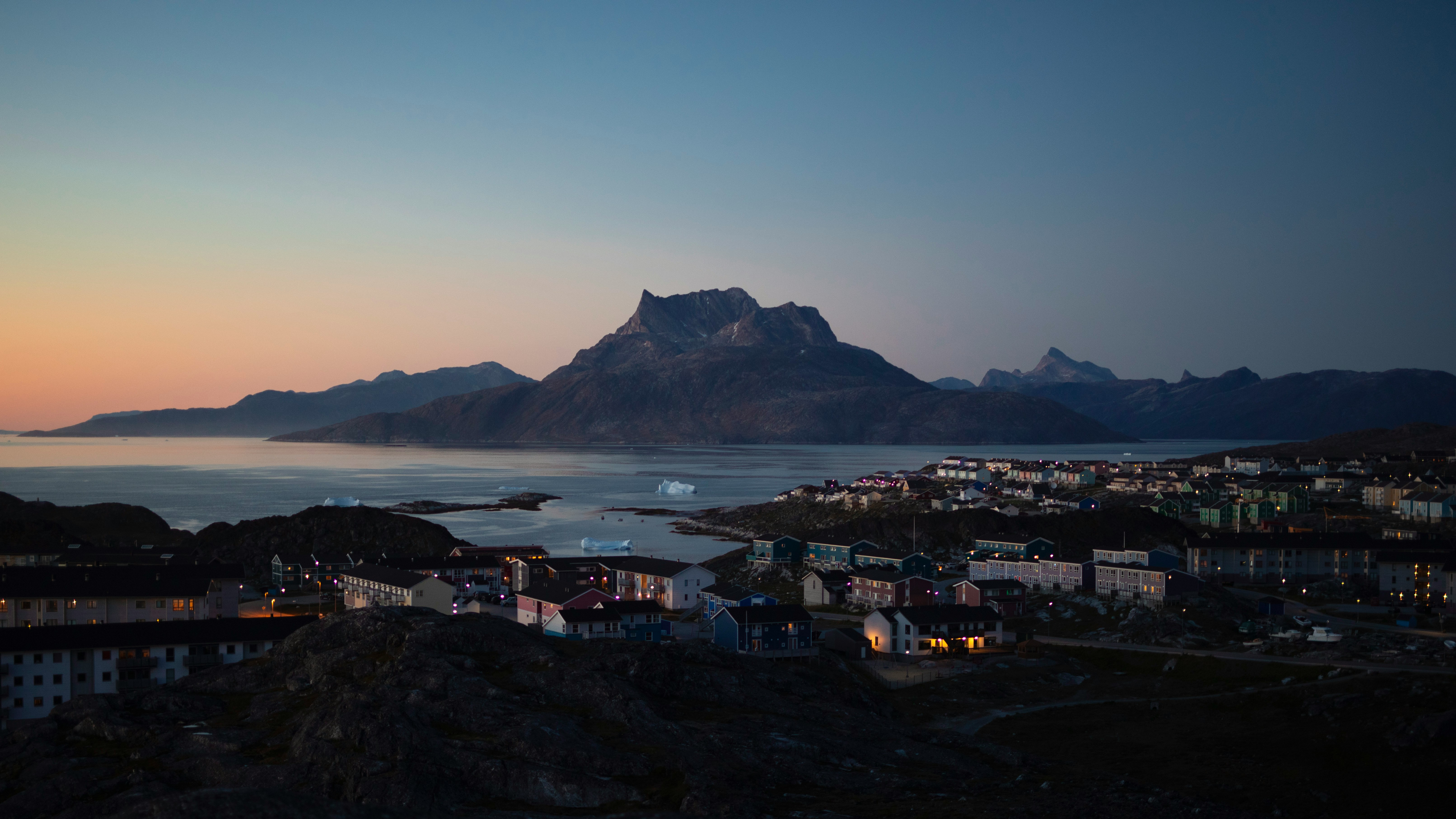 Nuuk, capital of Greenland (Photo by Aningaaq Rosing Carlsen on Unsplash)