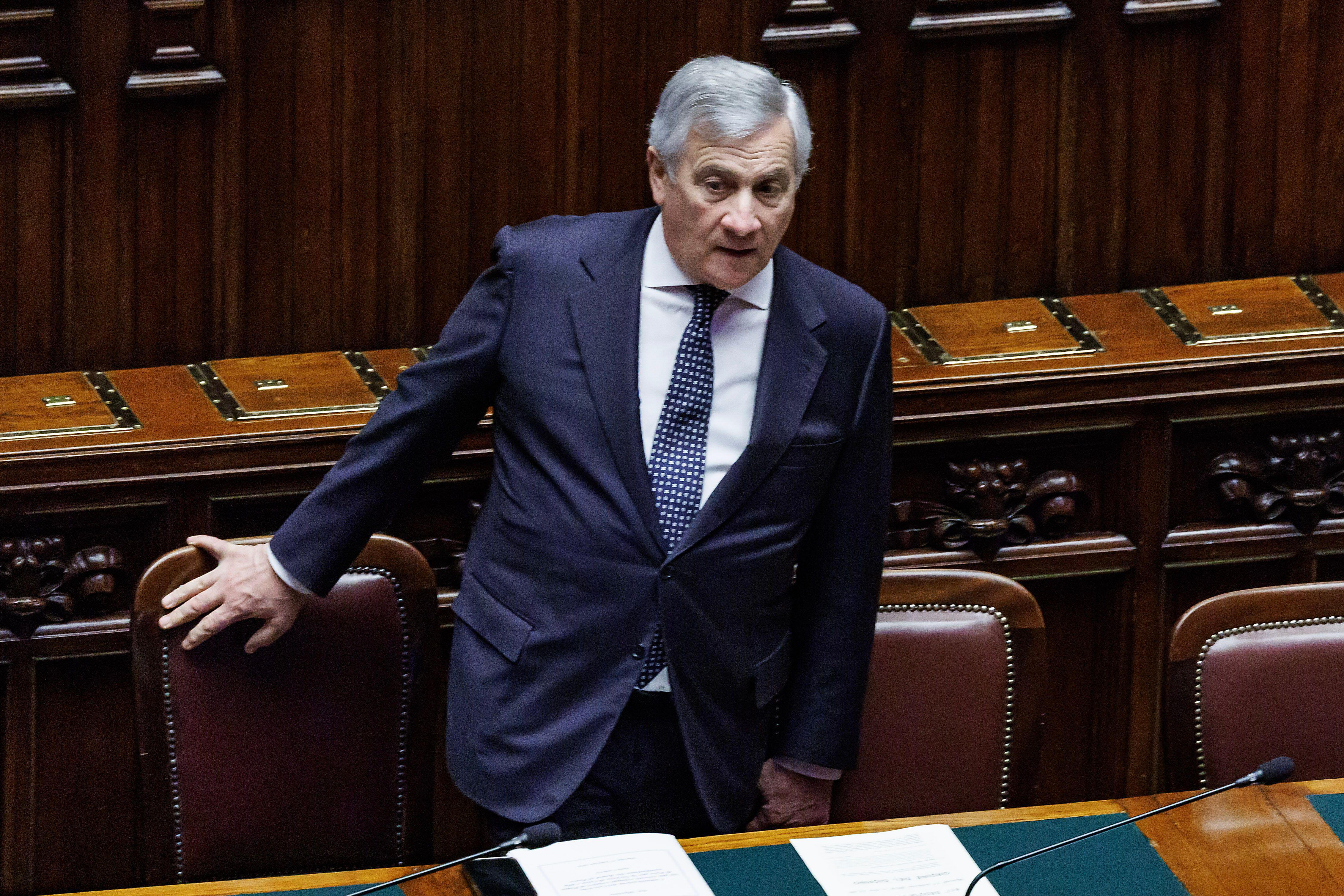 Antonio Tajani in the Chamber of Deputies