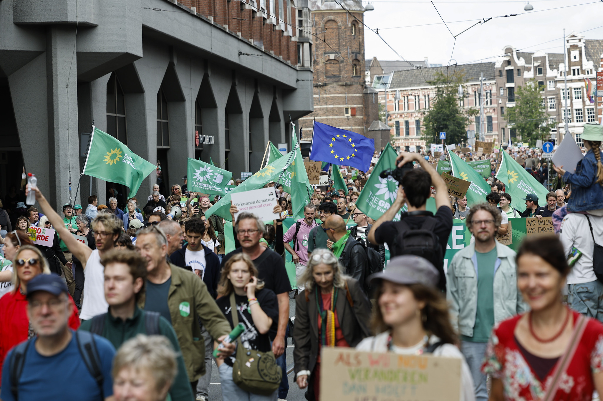 European Greens at Climate March (Klimaatmars), Amsterdam, 12 September