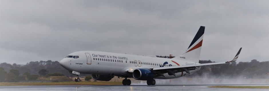 Rex lands in Canberra from Melbourne Image for Rex lands in Canberra from Melbourne