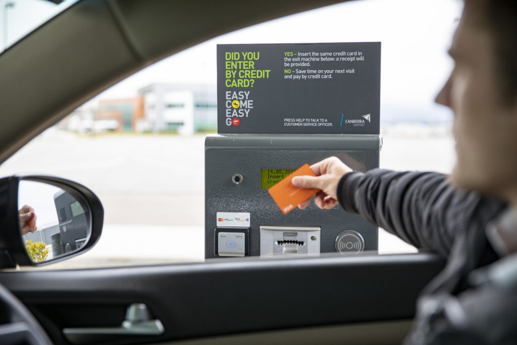 Image for Contactless options available at Canberra Airport