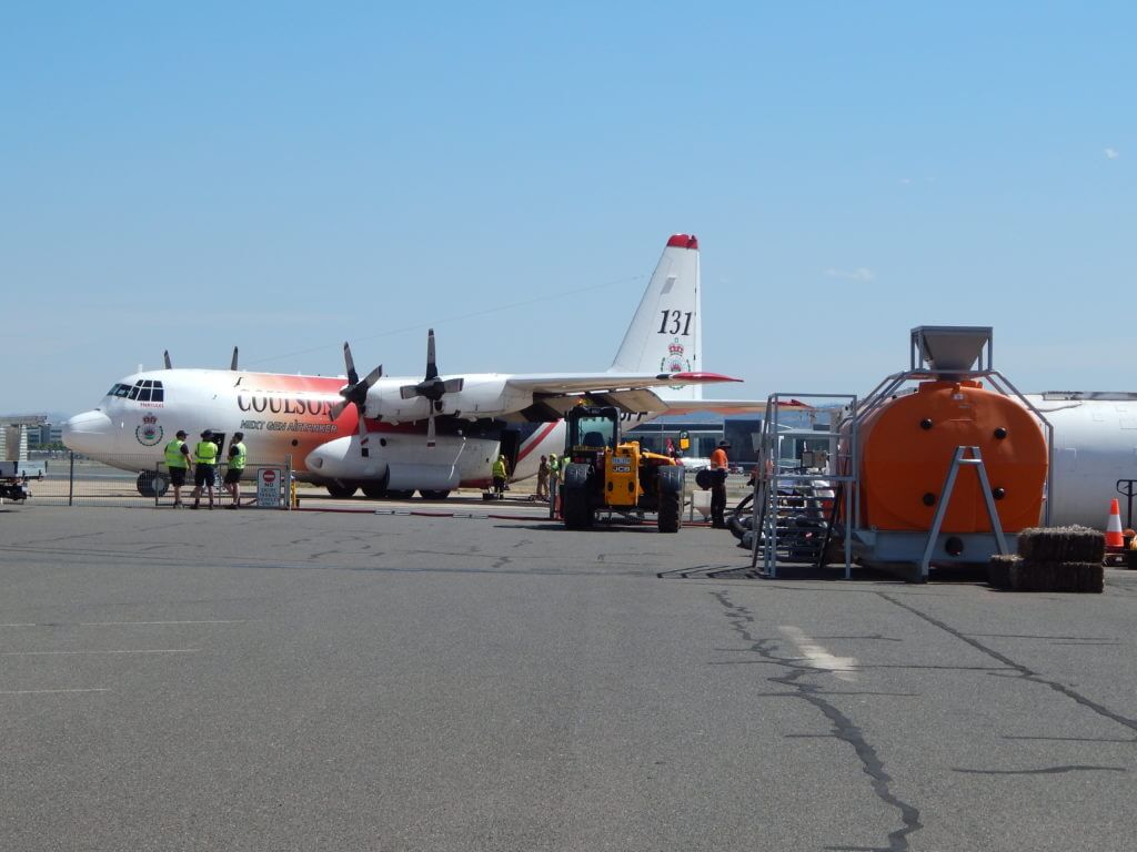 Image for Firefighting aircraft at Canberra Airport