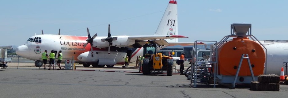 Image for Firefighting aircraft at Canberra Airport