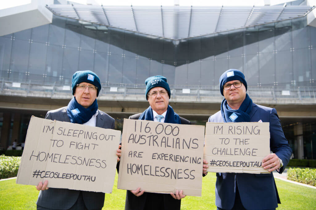 Image for Canberra's Vinnies CEO sleepout