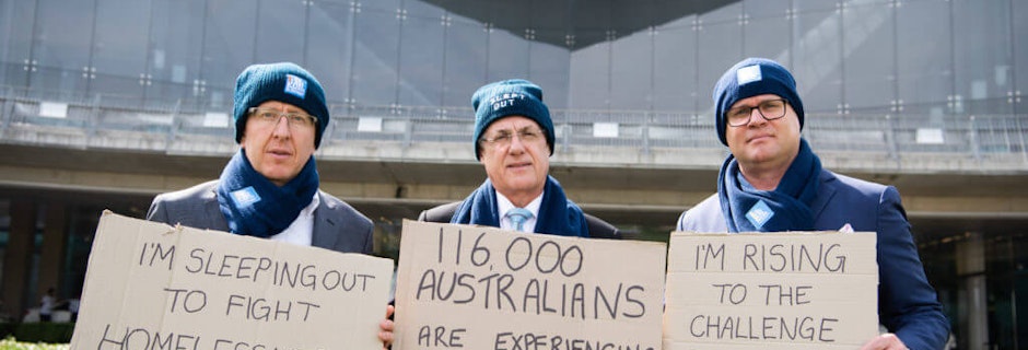 Canberra's Vinnies CEO sleepout Image for Canberra's Vinnies CEO sleepout