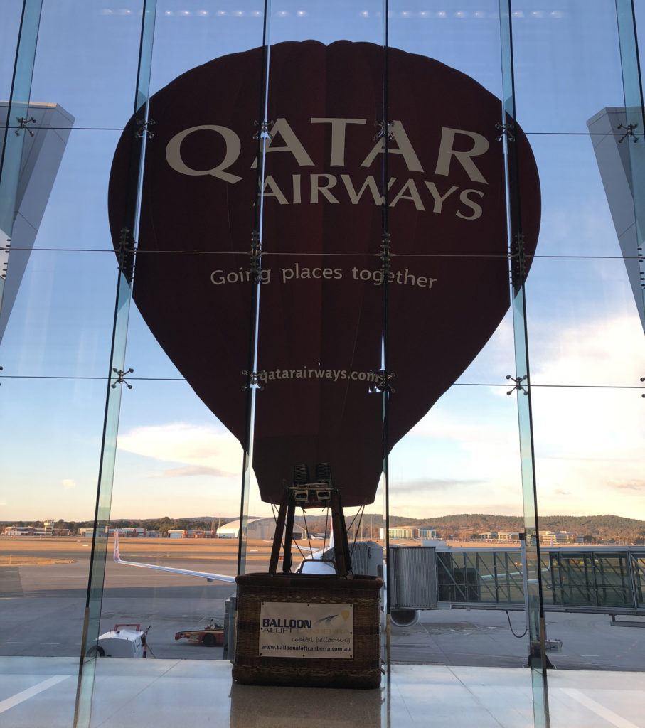 Image for Win with Qatar Airways and Canberra Airport
